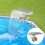 Above Ground Pool Waterfall Fountain Adjustable Clamp Attachment, Smooth Flows 7