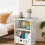 Narrow Bedside Table with Drawer 18-inch Width 6