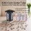 Coin counter and sorter machine with 80 coin wrappers 2