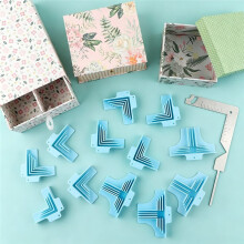 9Pack Corner Clamps and Guides Corner/Divider Assembly for Cartonnage, Bookbinding, and Woodworking