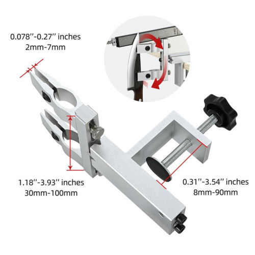 S09 Professional Adjust Knife Sharpener Tool, Complete Angle Adjustable Knife Sharpening System Abrasive Holding 1
