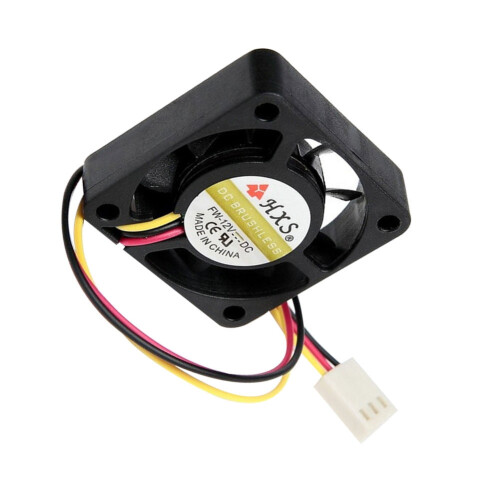 4x4cm 3Pin Head Detachable Cleaning Quiet Radiator Computer PC CPU Cooling Fan 2