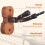 Supporto A Muro per Violino con Supporto per Arco, Supporto per Violino Viola da Parete per Casa e Studio 5