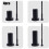 Barn Door Pipe Wall Track Spacers Clamp Sleeve 4 Pcs 3