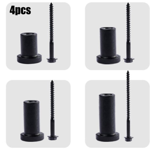 Barn Door Pipe Wall Track Spacers Clamp Sleeve 4 Pcs 2