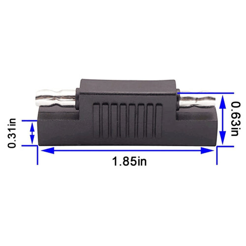 SAE Polarity Reversal Adapter Connector 12V 24V 1-30A 1