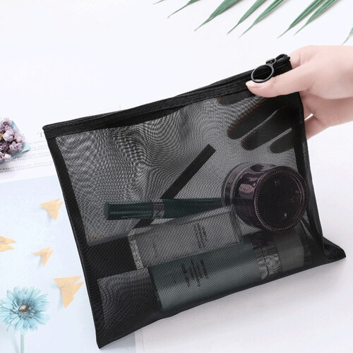 Portable Makeup Bag Mesh for Women 5Pcs 2