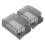 Dryer Waterproof Socket Cover Black 2 pcs 17.5x11x7 cm 6