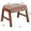 Moderion Small Footstool Solid Wood Legs 13.4 Inch 3