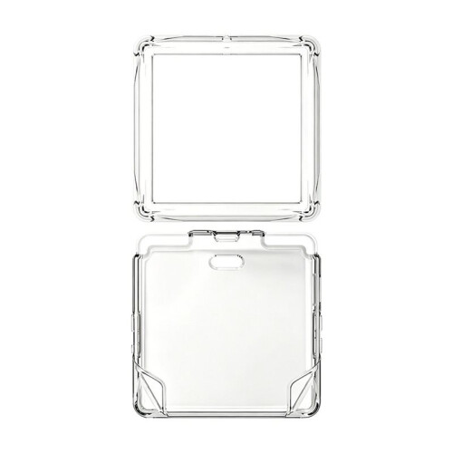 For Anbernic RG Rotate Game Console Protective Cover Transparent TPU Shock Resistant Case Clear Shell 2pcs 1