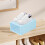 Caixa organizadora de sapatos transparente e empilhável de 30x20x13 cm (12x8x5 polegadas) verde 4
