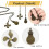Bronze ceiling fan pull chain extender 12 inch 3