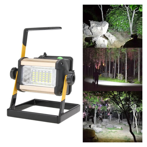 Rechargeable LED Flood Light 36LED 18650 Battery 1