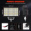 LED Work Light 6 inch Square 12V 2 Pack 4