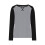 Damen Langarm-Raglan-Top in Übergröße 7