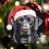 Santa Hat Black Labrador Ornament Christmas Decor 5
