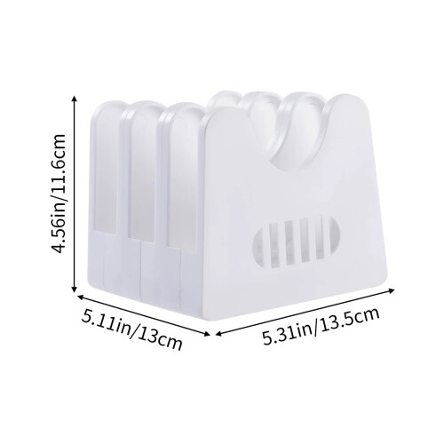Foldable Pot Lid Rack Countertop Durable Plastic 1
