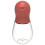 Clear glass pepper grinder with adjustable crank, 1 unit 2
