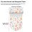 Easter Egg Confetti Toilet Top Cover Set Polyester Stretch 8