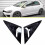 Golf 7 MK7 MK7.5 Rear Window Louver Cover 2013-2019 6
