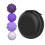 Massage Ball Set Textured Deep Tissue Relief 4-Pack Purple 2