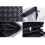 Black woven wallet 2