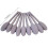 Clay Texture Roller Set for DIY Art Projects 9 Piece Oval Pattern Modeling Tools Kit for Pottery Sculpting and Crafts 3