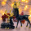 Black Metal Reindeer Valentine Decor 2 pcs 5