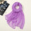 Women's Chiffon Scarf Summer Casual Multicolor Solid 2