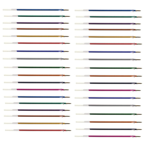 Glitter Gel Pen Refills 10ml Medium Point 48pcs 1