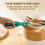 Silicone Pot Holder Clamp Red 1pc 3