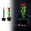Magic Props Set with Flower Pot Stick and Flower 3 pcs 2