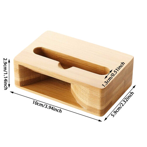 Wooden Smartphone Sound Amplifier Stand Square 2