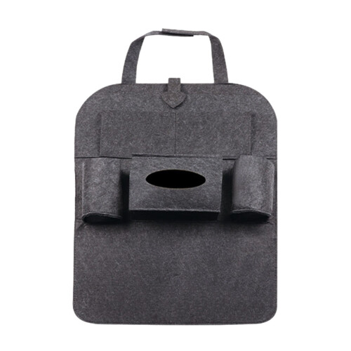Car Seat Back Storage Bag Waterproof with Tablet and Bottle 1