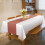 Disposable Plastic Table Cloths Rose Gold White 4-Pack 3