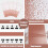 Disposable Plastic Table Cloths Rose Gold White 4-Pack 5
