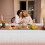 Disposable Plastic Table Cloths Rose Gold White 4-Pack 6