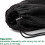 Pond Pump Filter Bag Black Nylon Mesh 17.7" x 17.7" 4