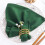 Green Easter Cloth Napkins Linen Cotton 6 Pack 3