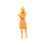 1/64 Scale Unpainted Miniature Figures for Diorama and 5