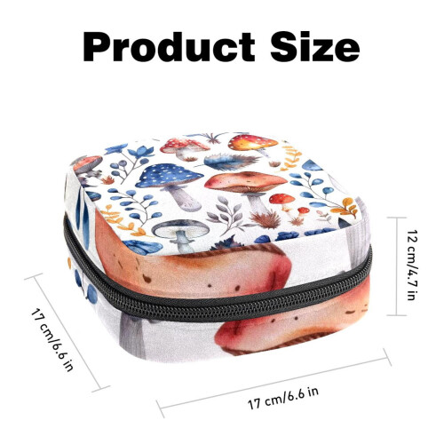 Sanitary Napkin Storage Bag Portable First Period Pads 1