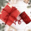Red Thin Tinsel Garland Ribbon 60-Yard Glitter Metallic Wire 5