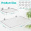 Stainless Steel Bird Perch Open-Grid Platform 2pcs 2