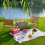 Woven Picnic Basket with Lid and Handle Natural 6