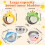 Stainless Steel Baby Suction Bowl with Silicone Shell 4 pcs 2