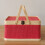 Woven Picnic Basket with Lid and Handle Natural 8