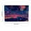 Night Harbor Fireworks Tapestry Modern Urban Nightscape 3