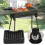 Stainless Steel Portable Grill with Extendable Legs and 2