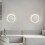LED Circular Wall Lamp with Touch Control, 3 Color 4