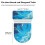 Toalettlock, 2-delat U-format, Keep Dust Stain, Thankful Fall, marmorstruktur 6